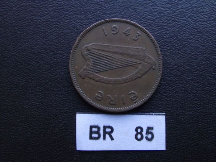 1943 Irish Half Penny