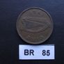 1943 Irish Half Penny Image 3