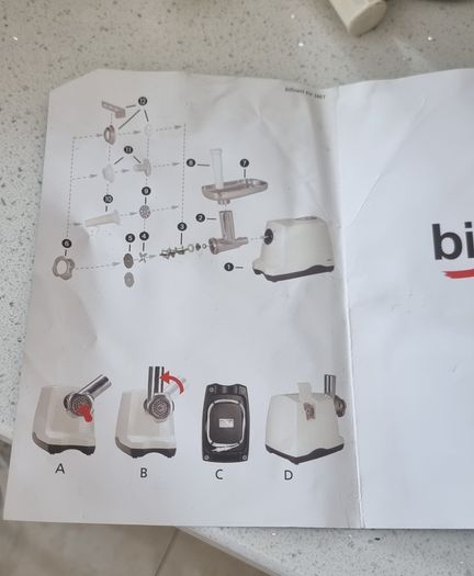 Bifinett mincer 550w