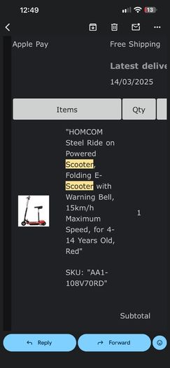 kids electric scooter x2 red
