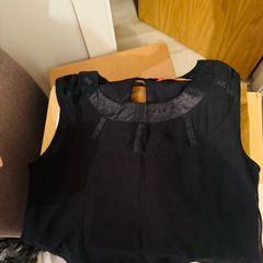 black mini dress