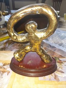 A Beautiful Large Antique Bronze or Brass Sculpture