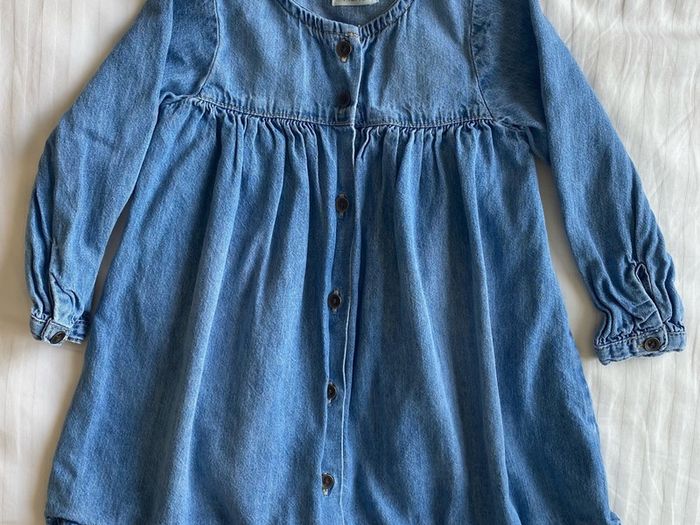 Next denim dress 12-18 months