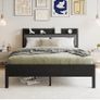King Size Bed Frame with Wooden Storage Image 10