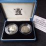 1992 Royal Mint Silver Proof 10p Two-Coin Set ( Complete with COA and Box ) Image 3