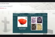 2008 Great Britain The 90th Anniversary of the End of WWI Commemorative Stamps Miniature Sheet Presentation Pack