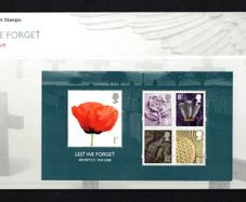 2008 Great Britain The 90th Anniversary of the End of WWI Commemorative Stamps Miniature Sheet Presentation Pack