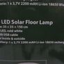 LED Solar Floor Lamp Image 5