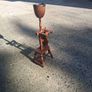 Mid Century Spinning Wheel Ashtray Image 2