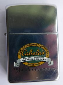 2007 Zippo Cabelas World's Foremost Outfitters Lighter