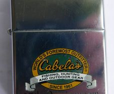 2007 Zippo Cabelas World's Foremost Outfitters Lighter