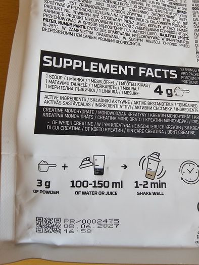 Creatine Ostrovit 100% tasteless 500g.