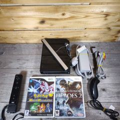 nintendo wii black bundle ,motion plus ,2 games