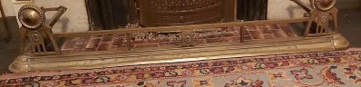 Antique Vintage Solid Brass Fire Fender