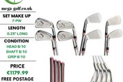 Miura TC-202 Irons / 7-Pw / Kbs Tour Stiff