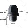 Toyota, Lexus, Mitsubishi. New Alloy Wheel Nut (AB) Delivery Image 2