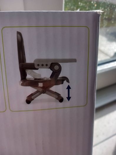 Childs booster seat for kitchen table (Never used