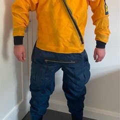 Robin Heavy Duty Dry Suit Size XL Boots Size 10 Made in England