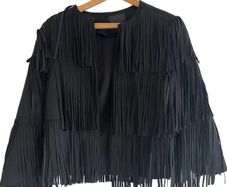 Fringed jacket River Island