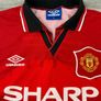 Genuine Vintage 1994 Umbro Manchester United Home Jersey Shirt Mens Medium Image 3