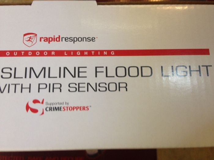LED Flood light with PIR