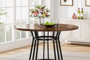 Round Dining Table 120 cm With Engineered Wood Top