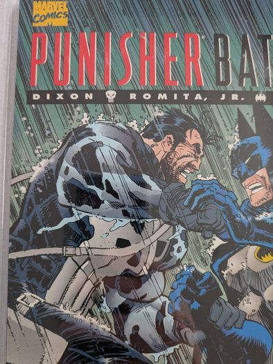 The Punisher  Batman Deadly Knights CBCS / CGC 9.8 Certified Graded Comic Framed  DC Marvel