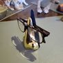 Eye glasses stand brass Image 3