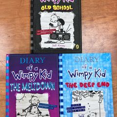 Diary Of A Wimpy Kid, Books 10,13&15 by Jeff Kinney