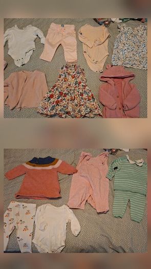 3-6 month baby girls clothes bundle