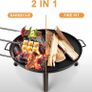 Charcoal Log Wood Outdoor Fire Pit  BBQ Image 3