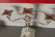 Decorative Candelabra, English, Chrome, Victorian style
