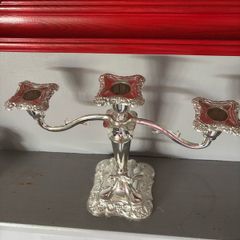 Decorative Candelabra, English, Chrome, Victorian style