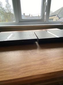 2x PlayStation 2 Slim Bundle - 3 Controllers & All Cables