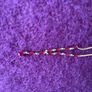 9 Carat Gold 11 Rubies Pendant/Chain Image 3