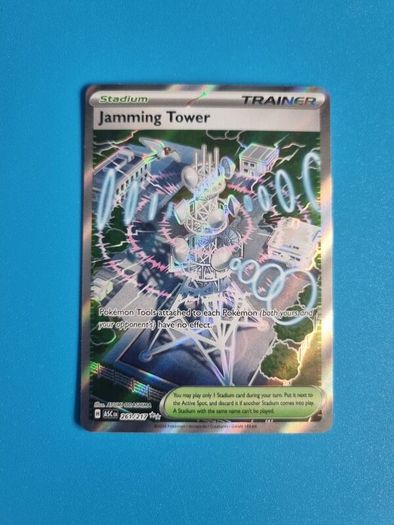 Jamming Tower 222/193 Full Art Ultra Rare Holo Japanese Mega Dream EX Pokemon Card m2a Mega JP