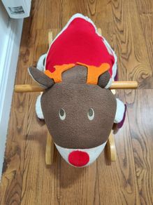 Cute Reindeer Rocking Toy in Excellent Condition