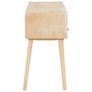Desk with 5 Drawers 114x40x75.5 cm Solid Pinewood Image 5