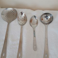 4 piece stainless steel set .Professional .Chef. Cook.