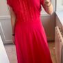 Red party dress Image 2