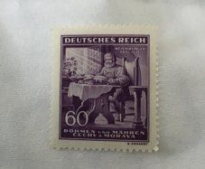 1944 WW2 German stamp