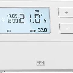 EPH - CP4 V2 (Combipack 4) - Digital Programmable Wireless RF Room Thermostat (RFRP v2) & Receiver (RF1B) - Works with Combi, System and Heat Only boilers (5 Year Warranty)