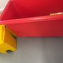 Large red storage bins x 2 Image 3