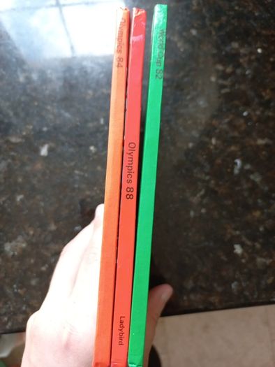 Vintage Ladybird Books- Olympics 1984, Olympics 1988, World Cup 1982