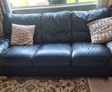 Black leather suite