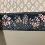 Vintage Crown Wallpaper Border Roll  Navy & Pink Floral (10 Meters) Image 5