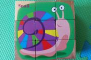 Wooden cubes puzzle