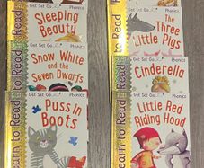 Set of 8 Classic Fairytale books - phonics