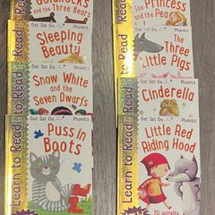 Set of 8 Classic Fairytale books - phonics