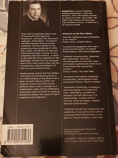 The Diviner: The Art Of Brian Friel by Richard Pine